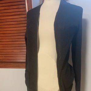 All saints mesh black sweater